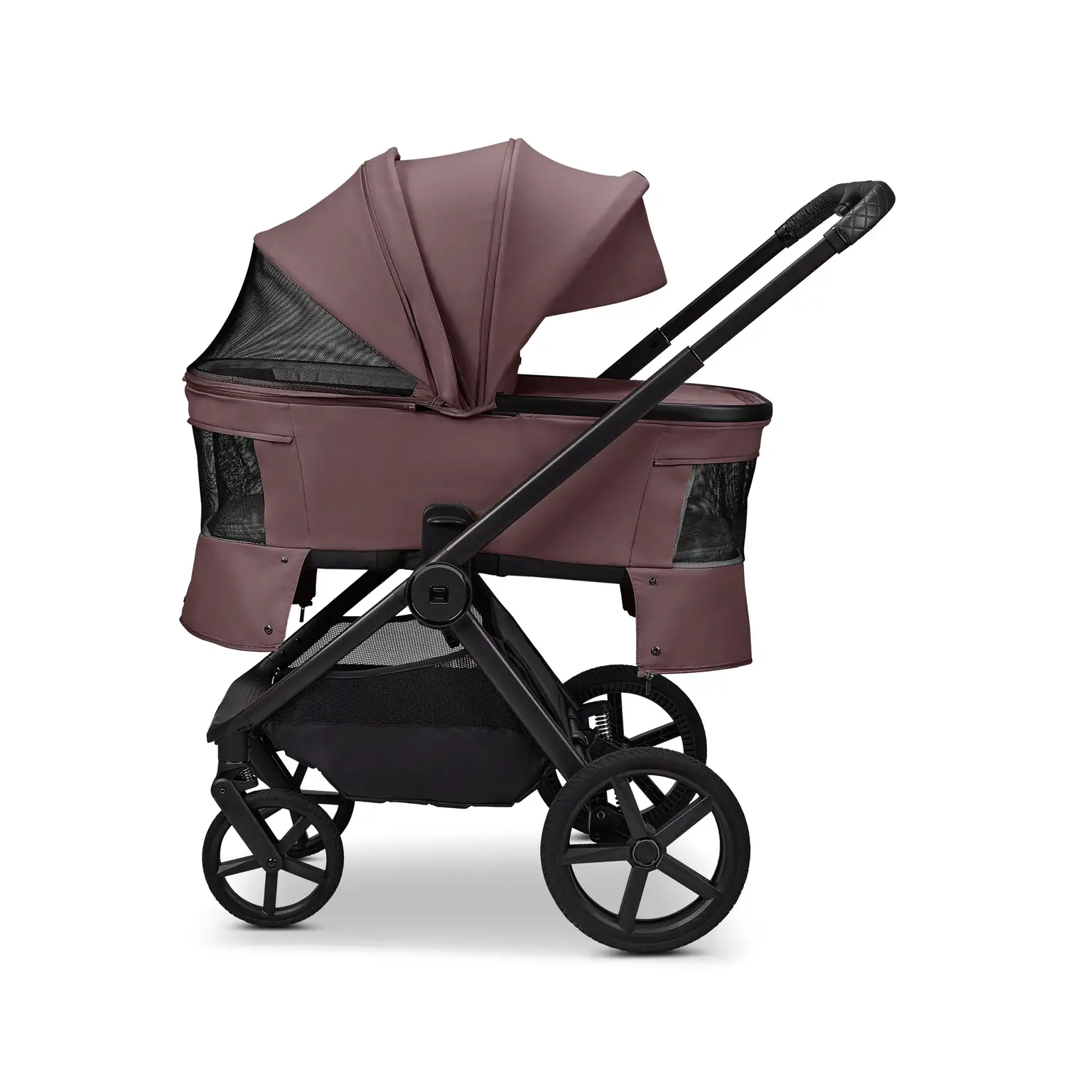 MOON GIO Fold Kombikinderwagen in tonka mit faltbarer Babywanne