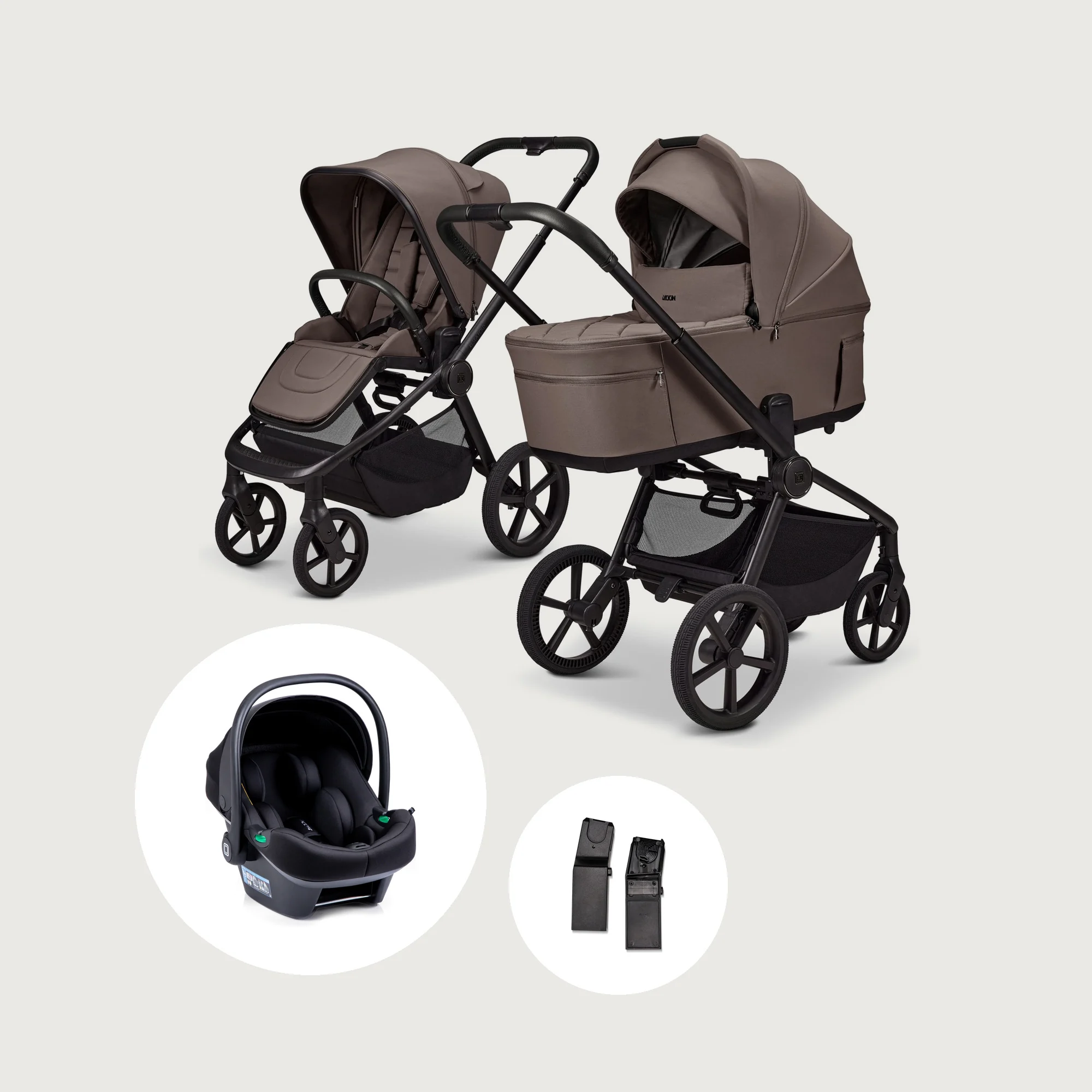 SET: 3in1 Kombikinderwagen RESEA Fold + Babyschale LOLA