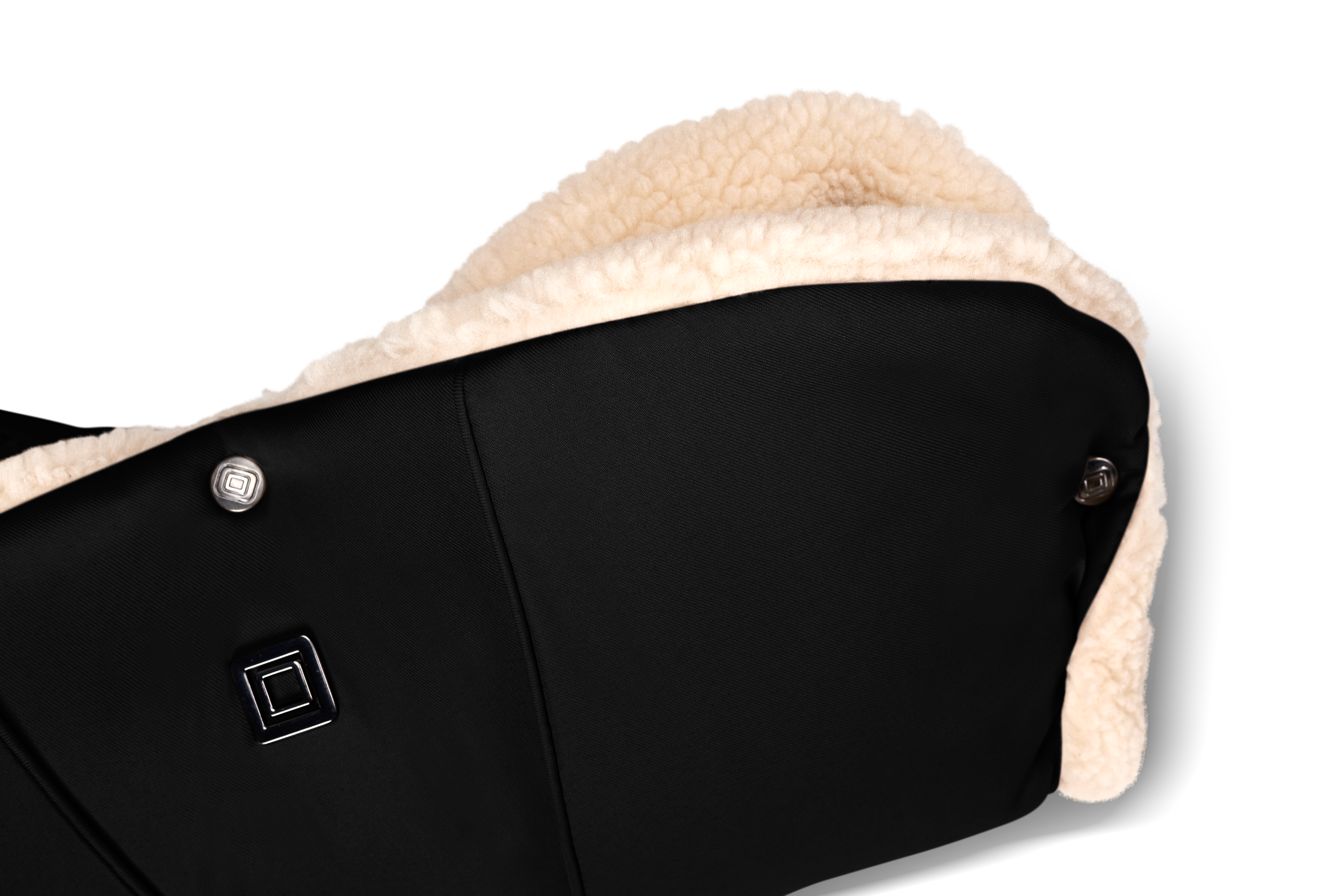 schwarzer Handmuff, Detailansicht