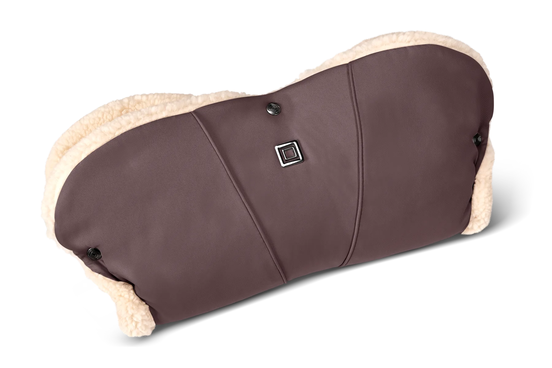 tonkafarbener Handmuff, frontale Ansicht