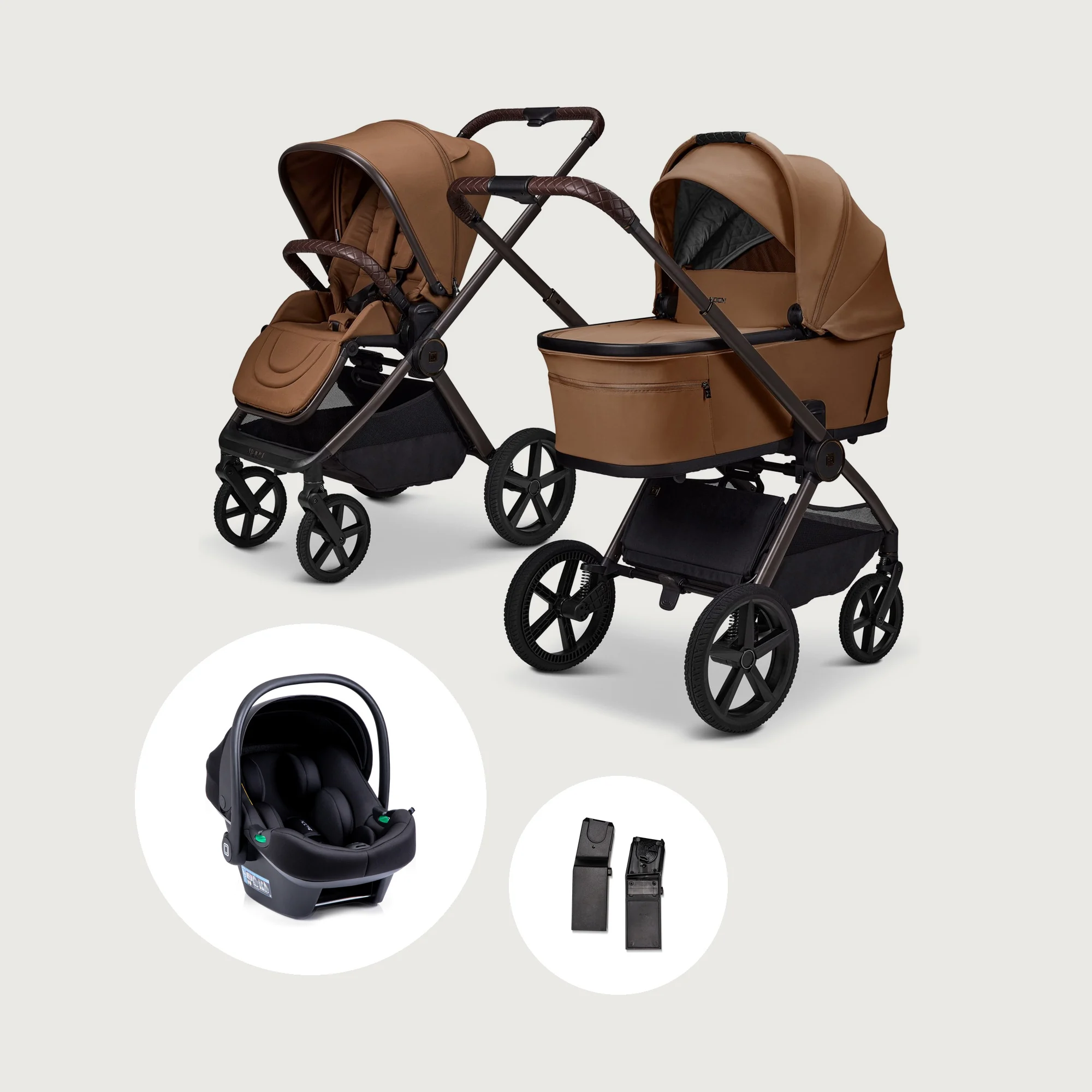 SET: 3in1 Kombikinderwagen GIO Fold + Babyschale LOLA