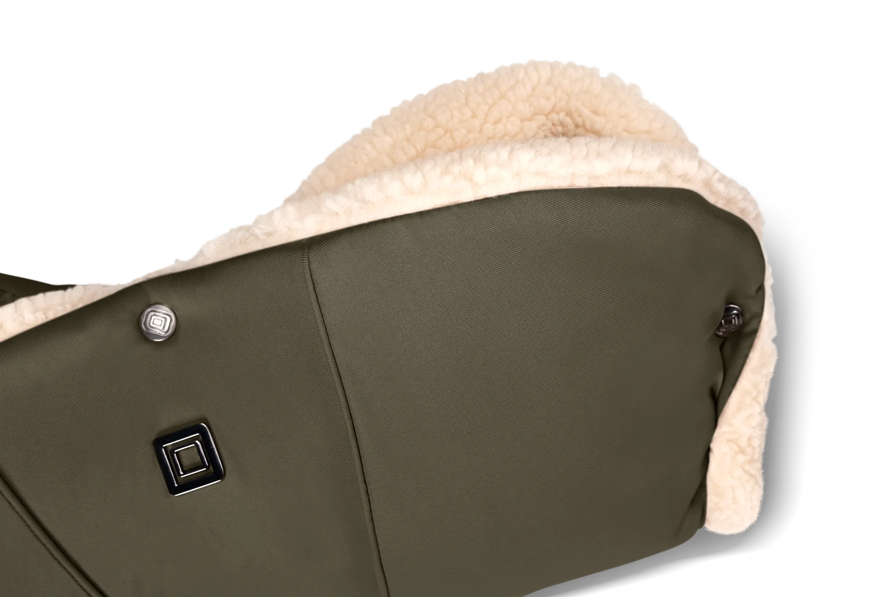 grüner Handmuff, Detailansicht